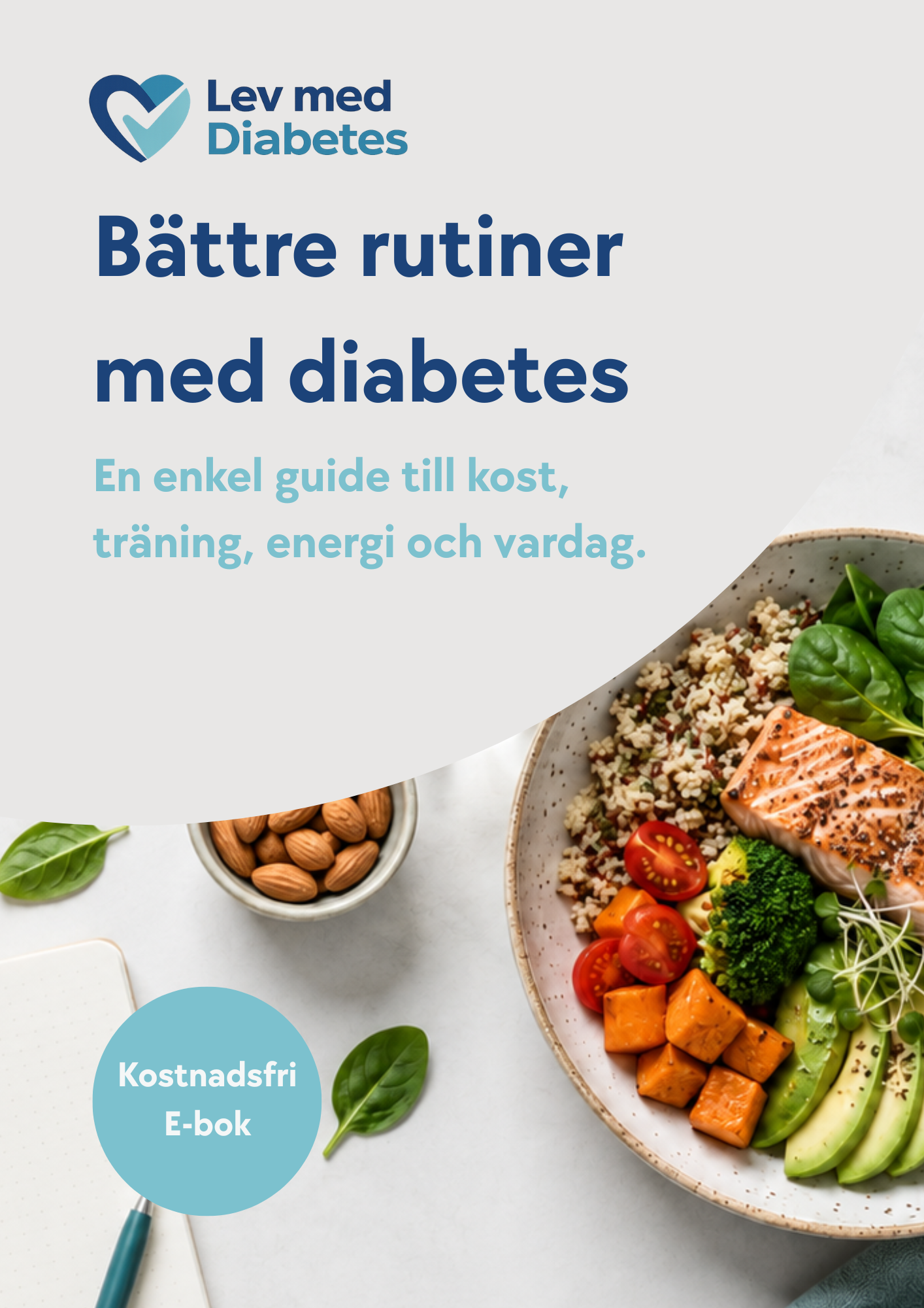 Kostnadsfri e-bok som handlar om Bättre rutiner med diabetes