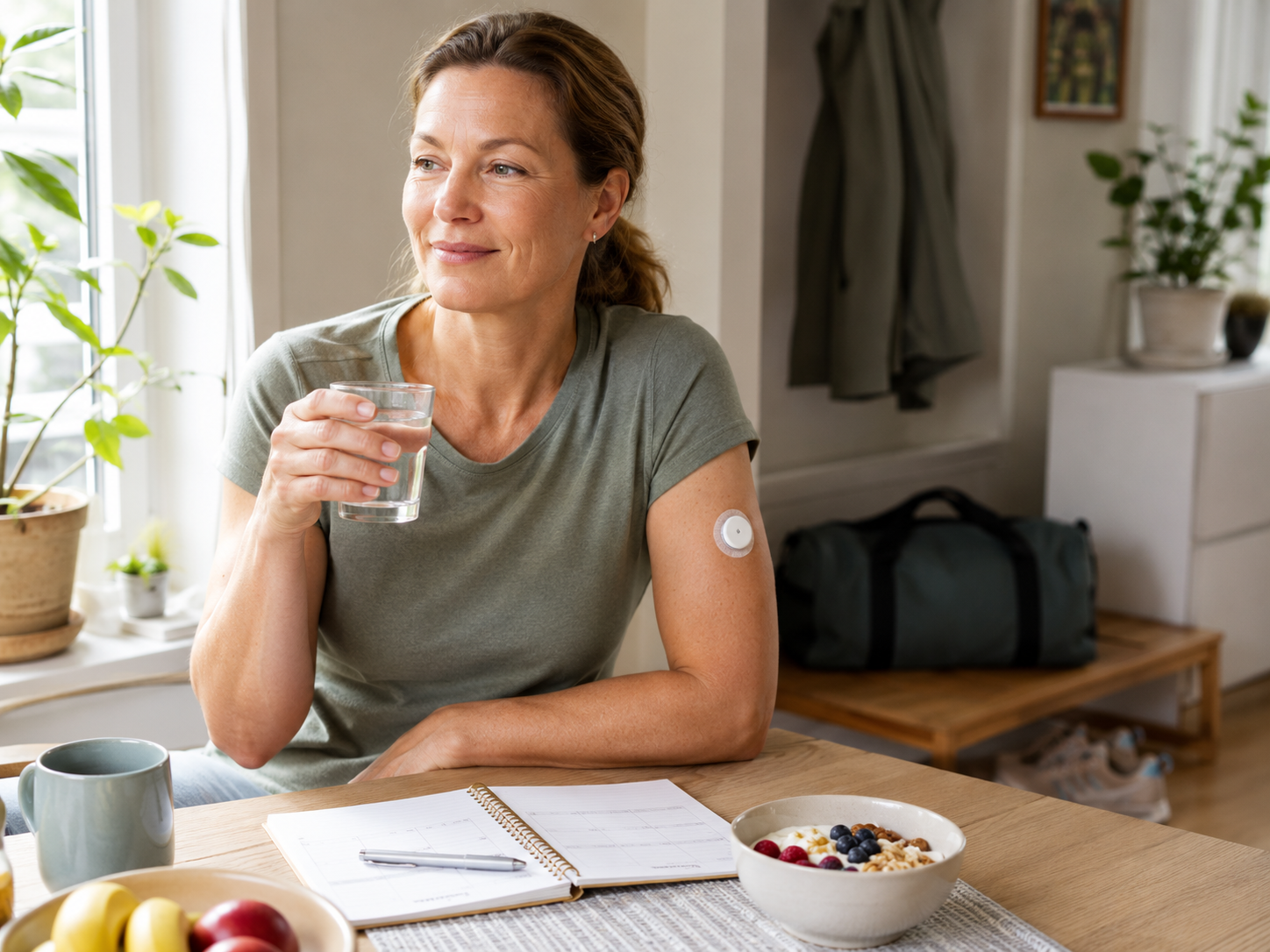 Bild på en person med diabetes